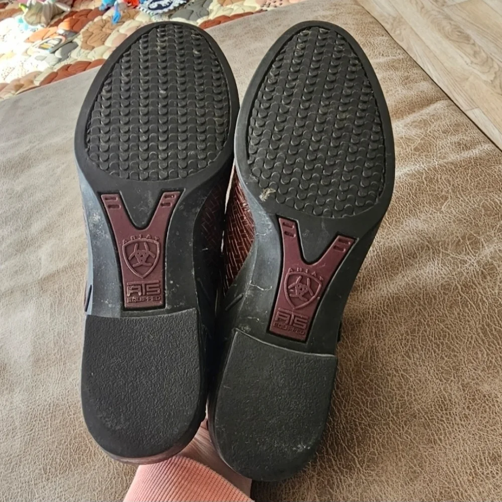 Ariat Weaved Leather Mule Slide - Picture 8 of 9